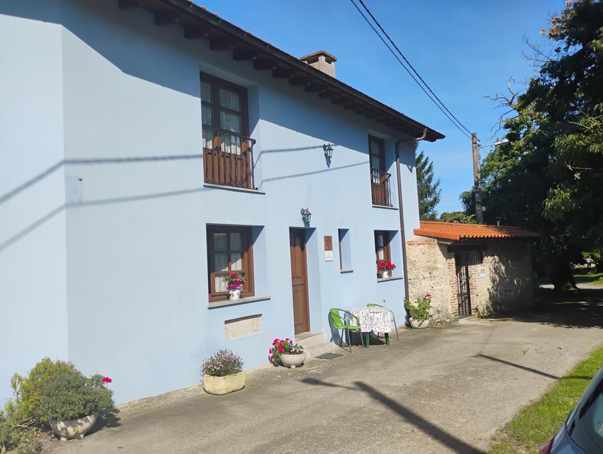 Casa Rural Casa Azul Villahormes Екстер'єр фото